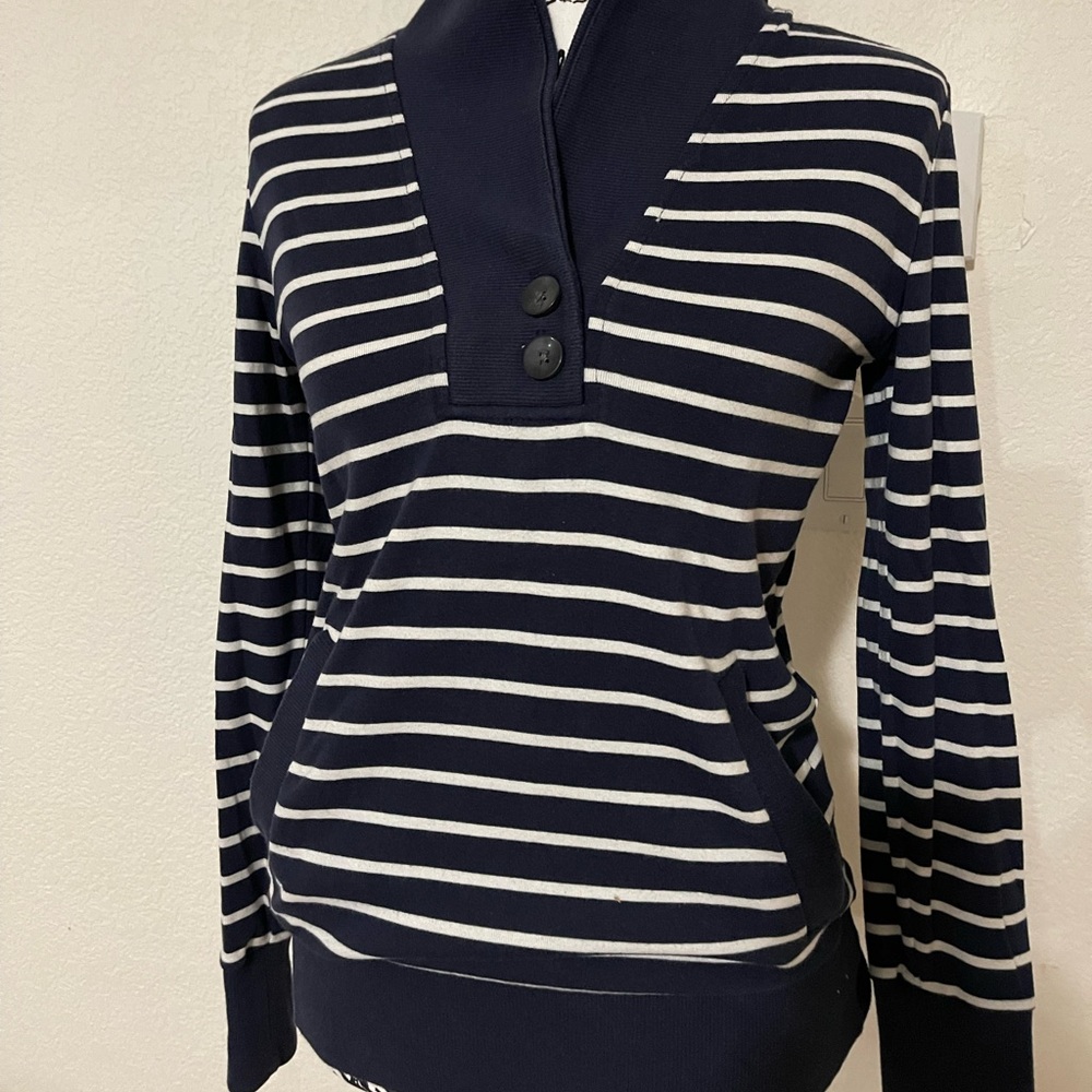 Banana Republic Stripes Long Sleeve Sweater